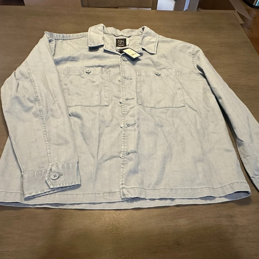 Original Use Mens Light Indigo Jean Jacket Size L